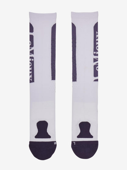 LeMieux Silicone Riding Socks - Lilac: Equestrian Comfort & Grip