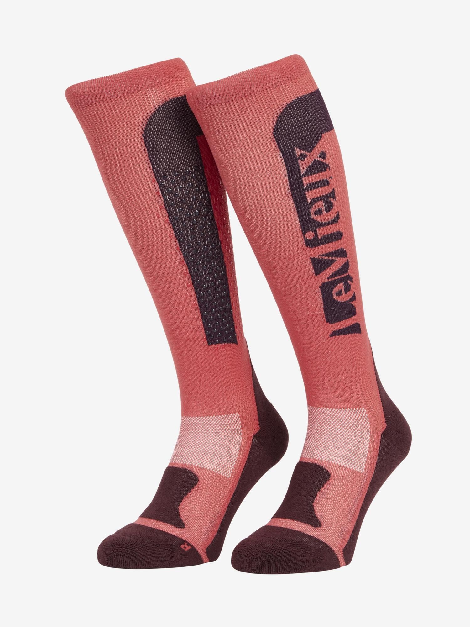 LeMieux Silicone Socks Cranberry