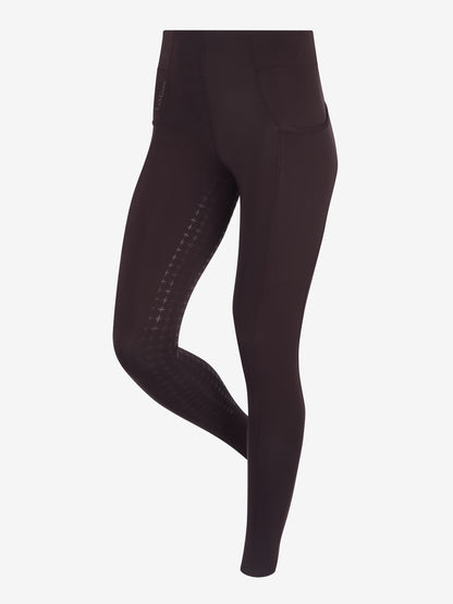 LeMieux Naomi Damson Pull On Breeches: Comfortable Riding Leggings with Silicone Grip