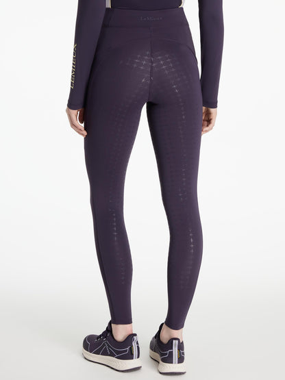 LEMIEUX Naomi Pull On Breeches Juniper: Seamless Equestrian Riding Leggings. Stylish equestrian apparel by LeMieux.