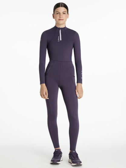 LEMIEUX Young Rider Orla Pull Ons in Juniper: Riding Leggings for Kids