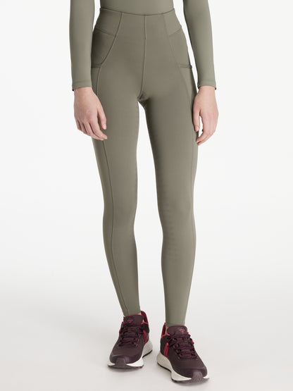LEMIEUX YOUNG RIDER ORLA PULL ONS ROSEMARY - Comfortable and Technical Riding Leggings with Grip, Equestrian Apparel