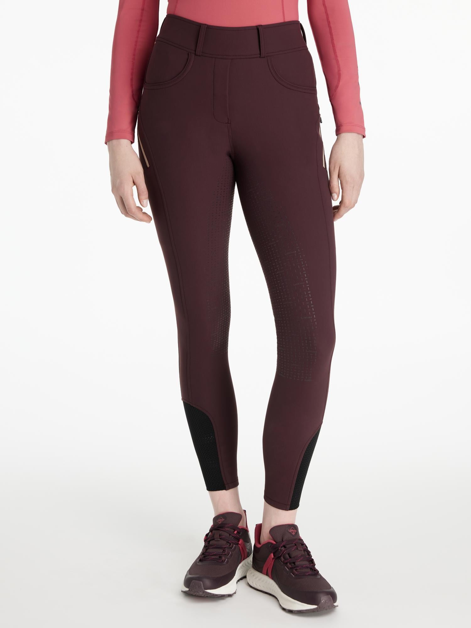 LeMieux Amy Brushed Breggings Damson