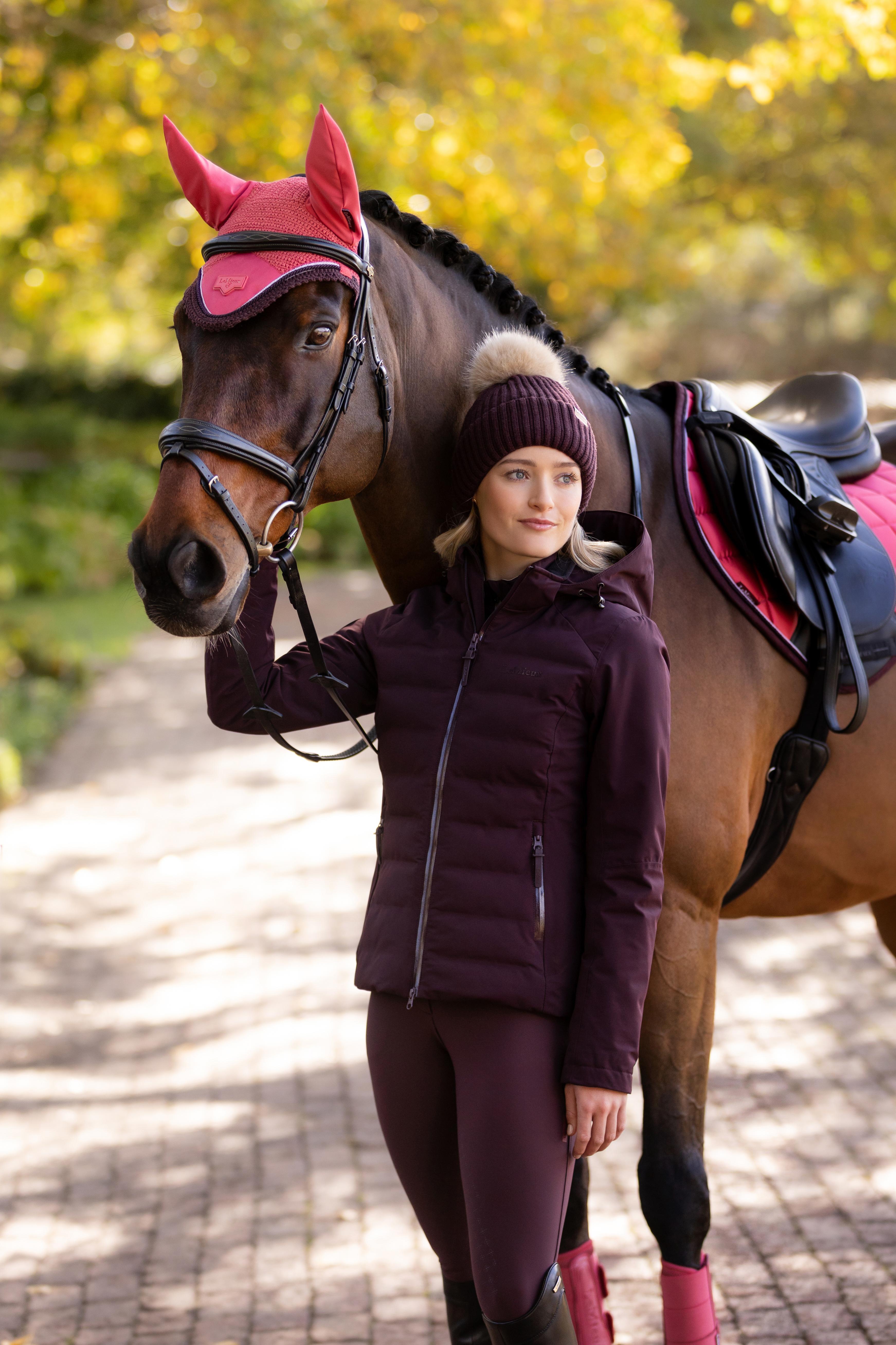 LeMieux Brooke Waterproof Hybrid Jacket Damson