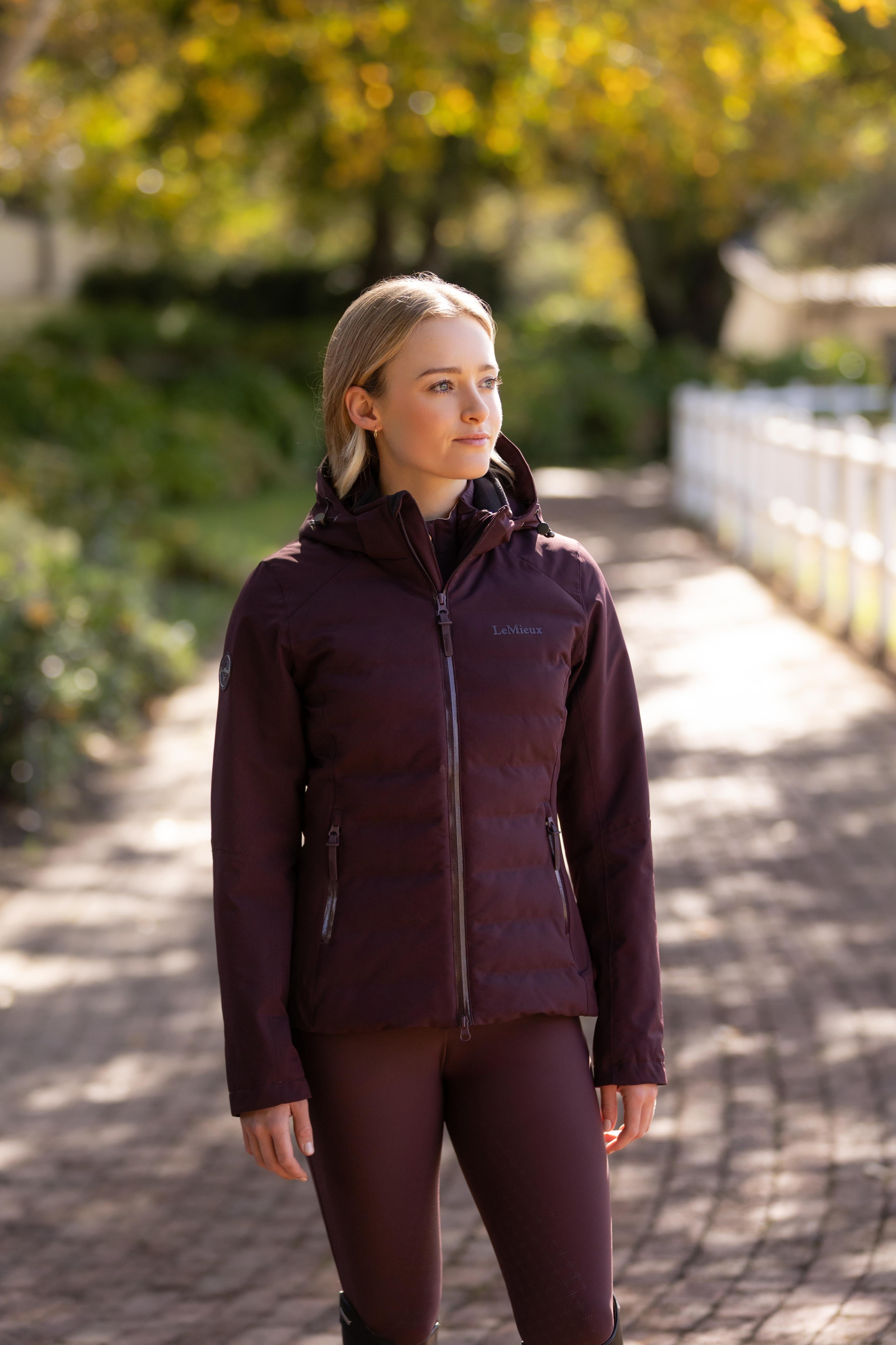 LeMieux Brooke Waterproof Hybrid Jacket Damson