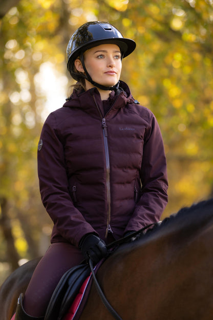 LeMieux Brooke Waterproof Hybrid Jacket Damson