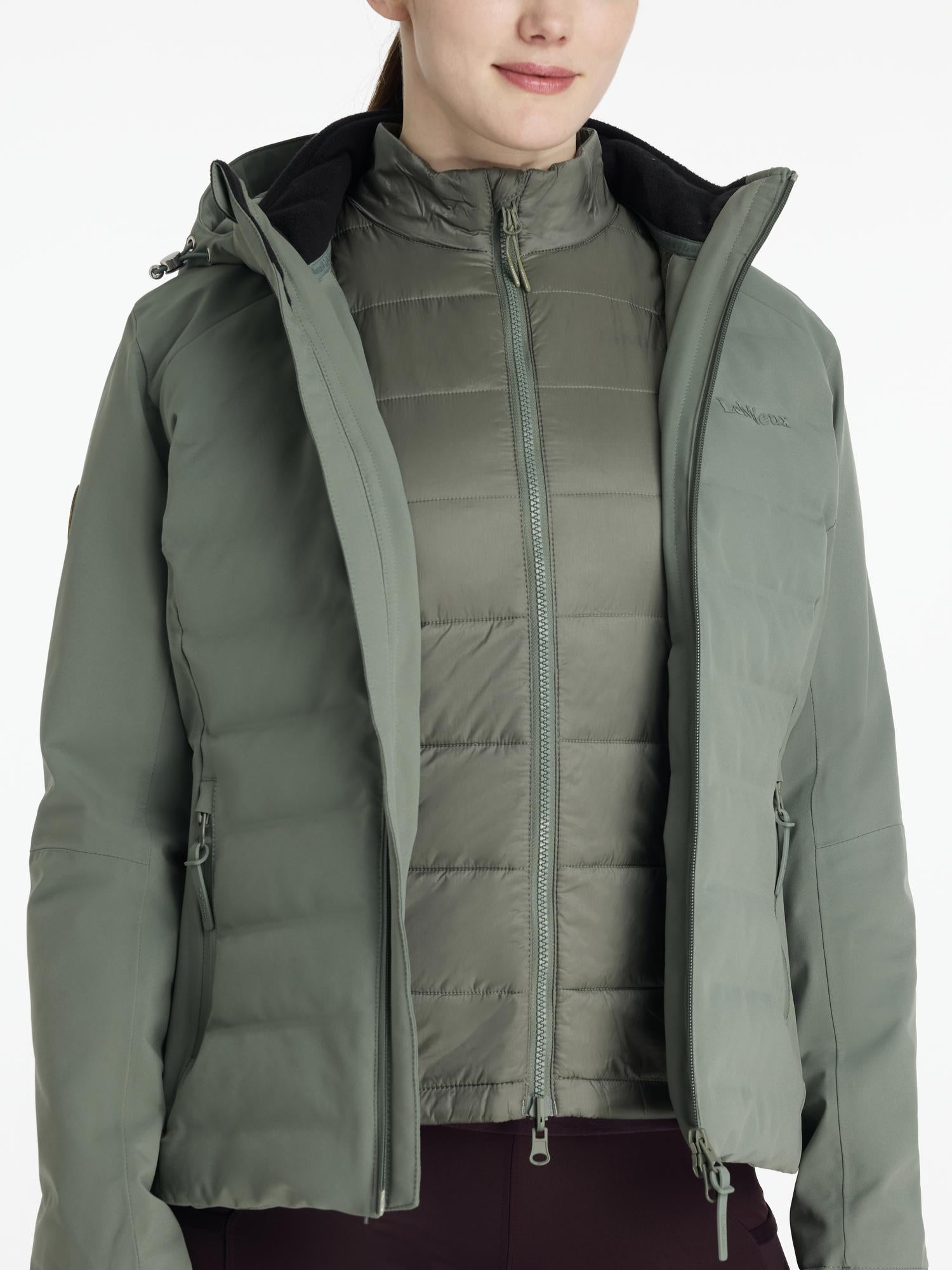 LeMieux Brooke Waterproof Hybrid Jacket Rosemary