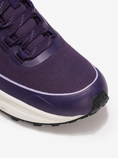 Lemieux Trax Viva Waterproof Trainer - Juniper/Lilac Equestrian Shoe Close-up