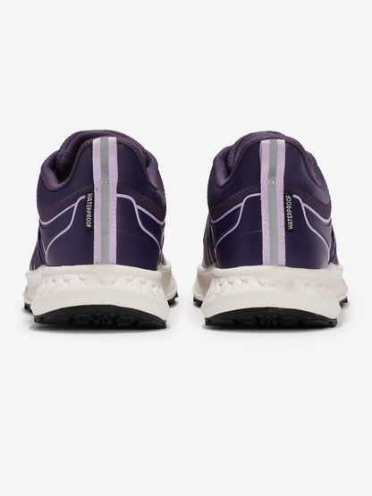 LEMIEUX TRAX VIVA waterproof trainers juniper/lilac back view. Equestrian trainers from Equiflair.