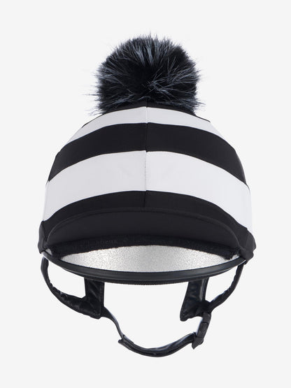 LeMieux Derby Pom Hat Silk Black | Equiflair