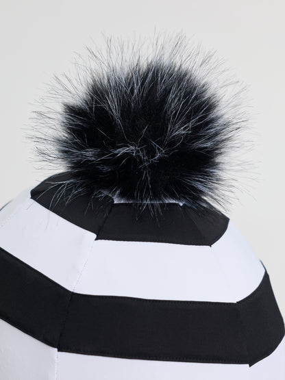 LeMieux Derby Pom Hat Silk Black | Equiflair