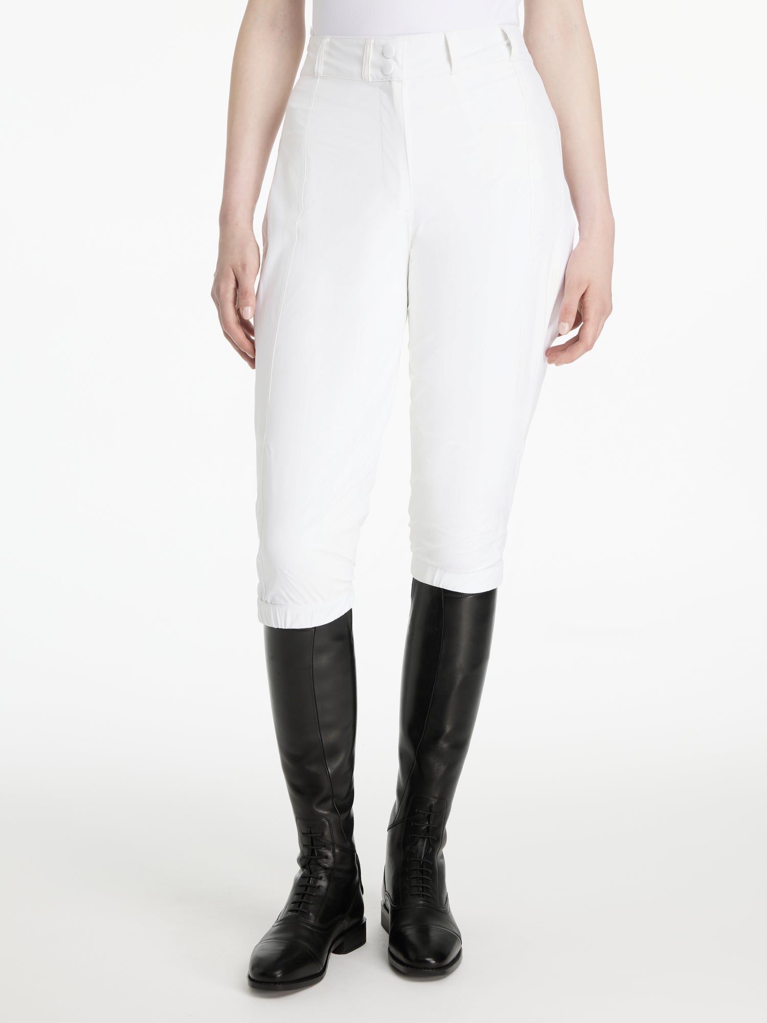 LeMieux Darcey Competition Waterproof 3/4 Over Breeches White