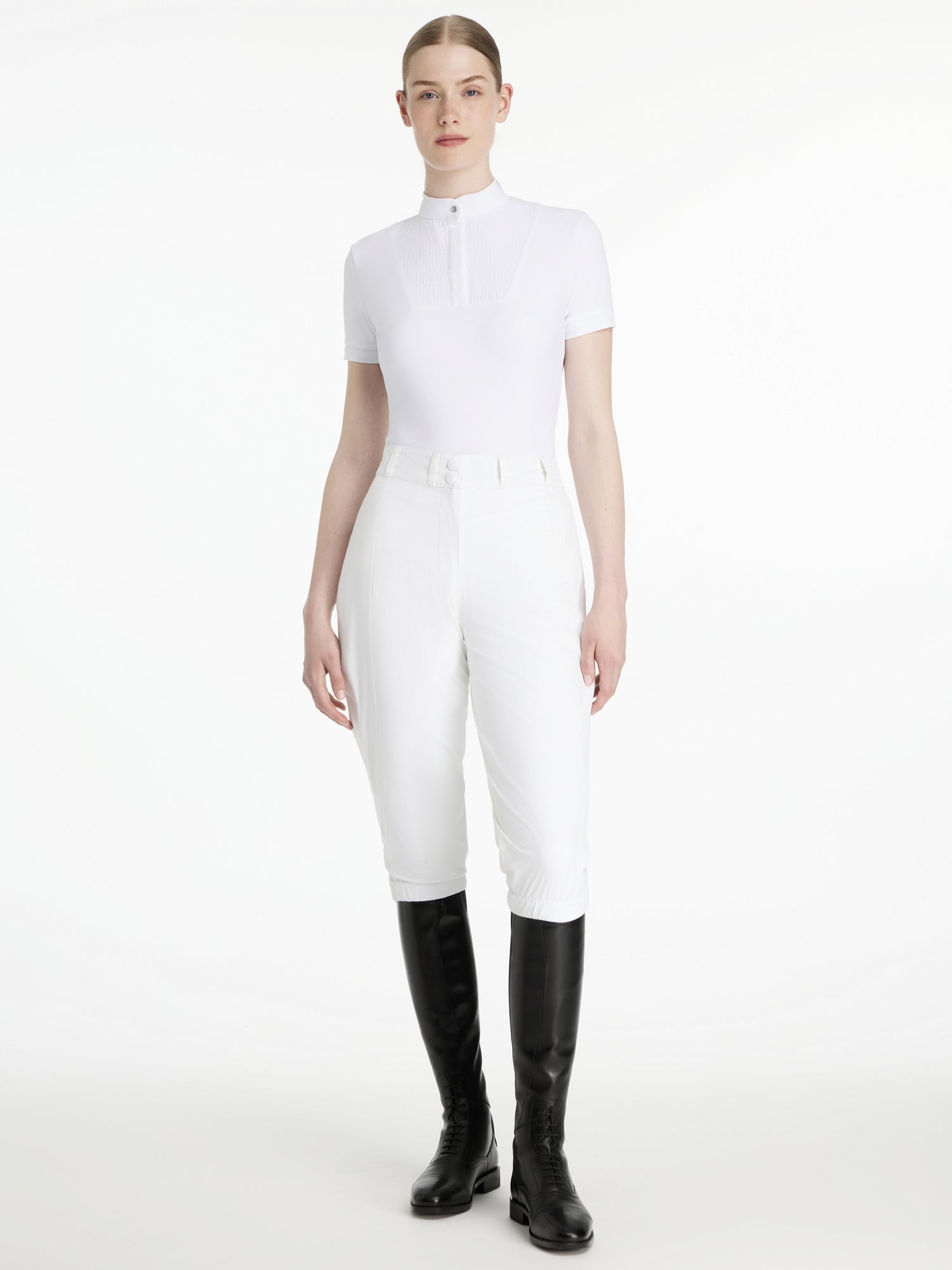 LeMieux Darcey Competition Waterproof 3/4 Over Breeches White