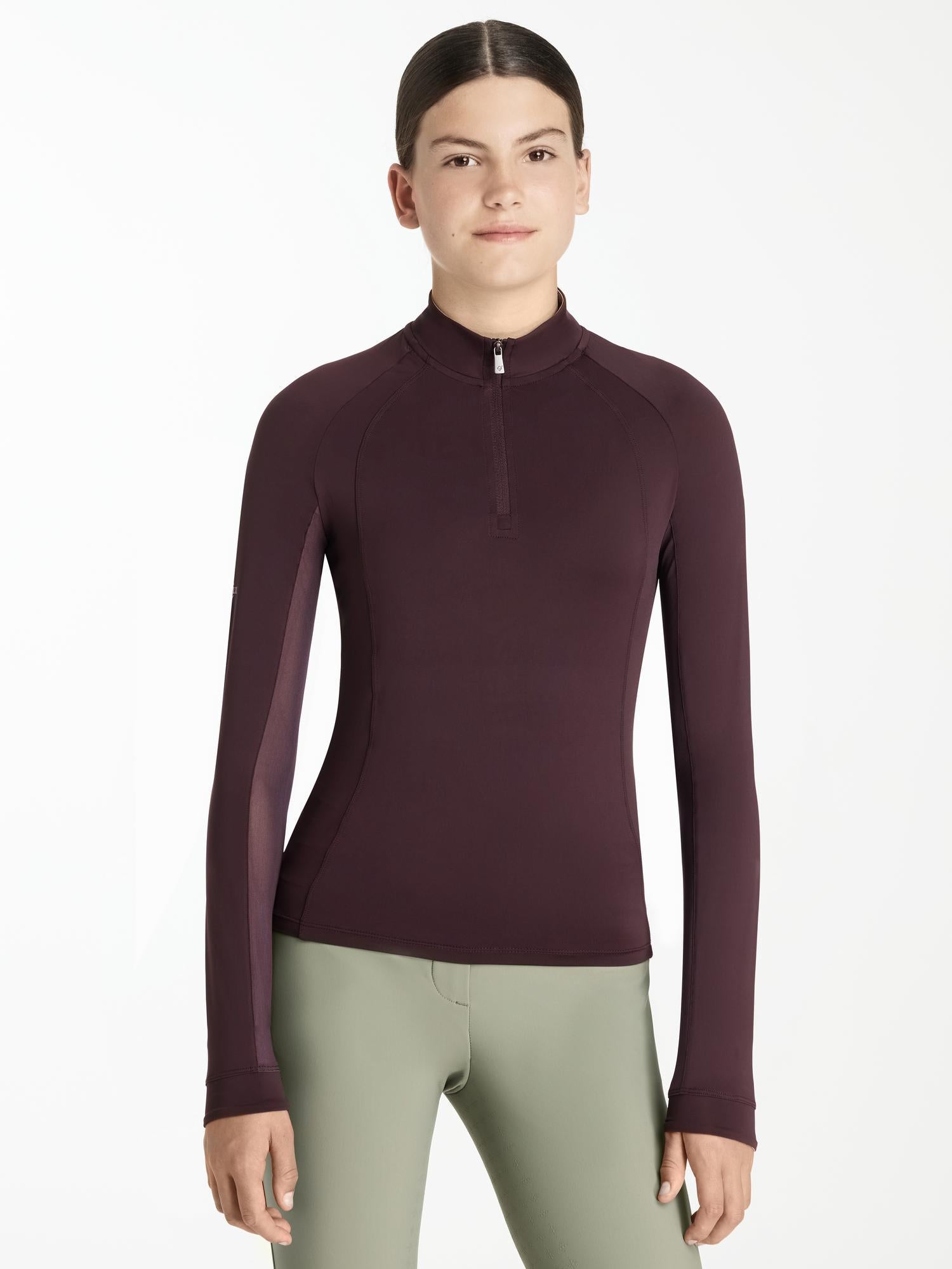 LeMieux Young Rider Hope Lightweight Base Layer Damson