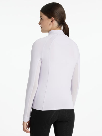 LeMieux Young Rider Hope Lightweight Base Layer Lilac - Equestrian Riding Shirt, UV Protection, Equiflair