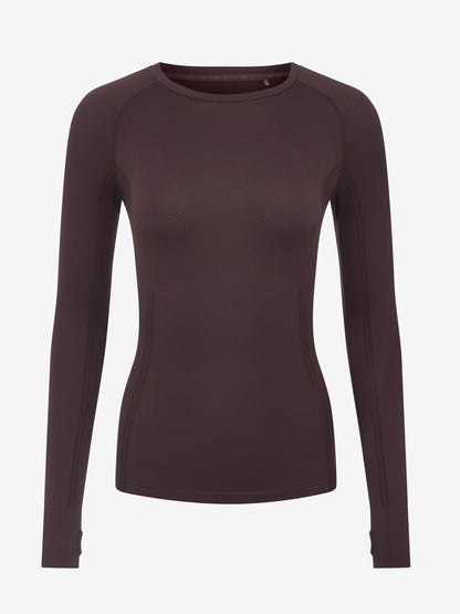 LeMieux Britney Seamless Long Sleeve Top Damson