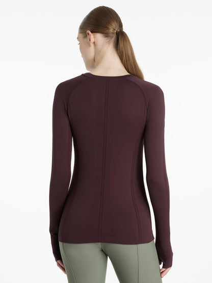LeMieux Britney Seamless Long Sleeve Top Damson