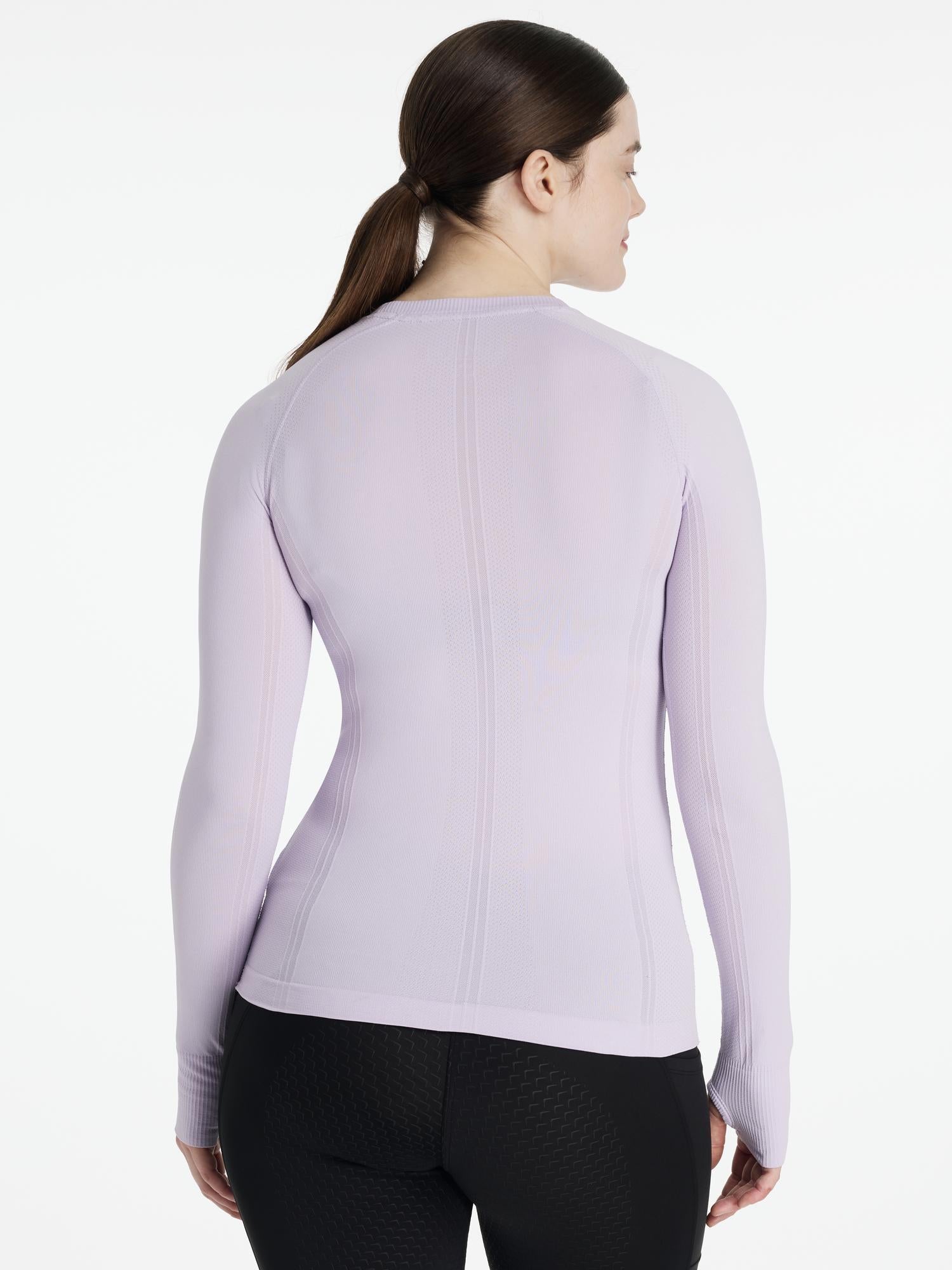 LeMieux Britney Seamless Long Sleeve Top Lilac