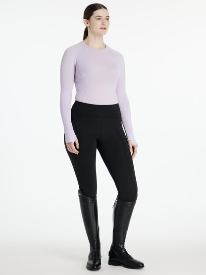 LeMieux Britney Seamless Long Sleeve Top Lilac
