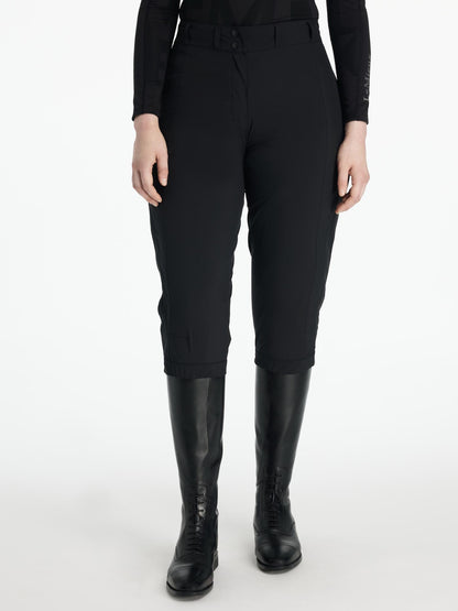 LeMieux Darcey Waterproof 3/4 Over Breeches Black