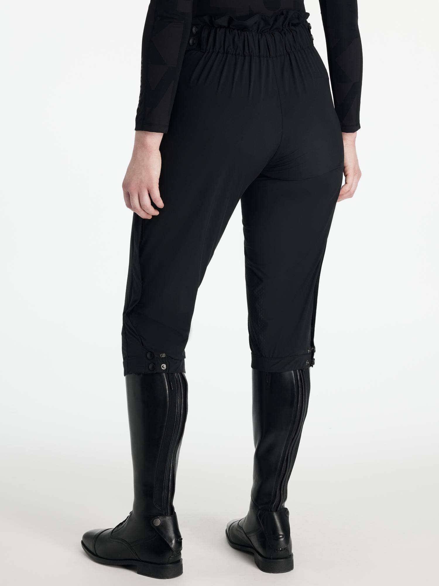 LeMieux Darcey Waterproof 3/4 Over Breeches Black