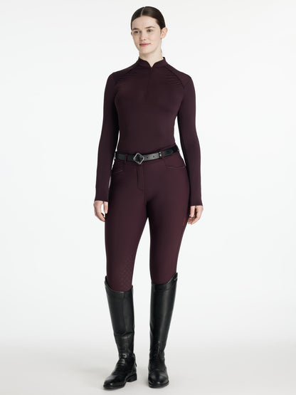 LeMieux Heyden Lightweight Base Layer DAMSON | Equiflair Horse Riding Apparel