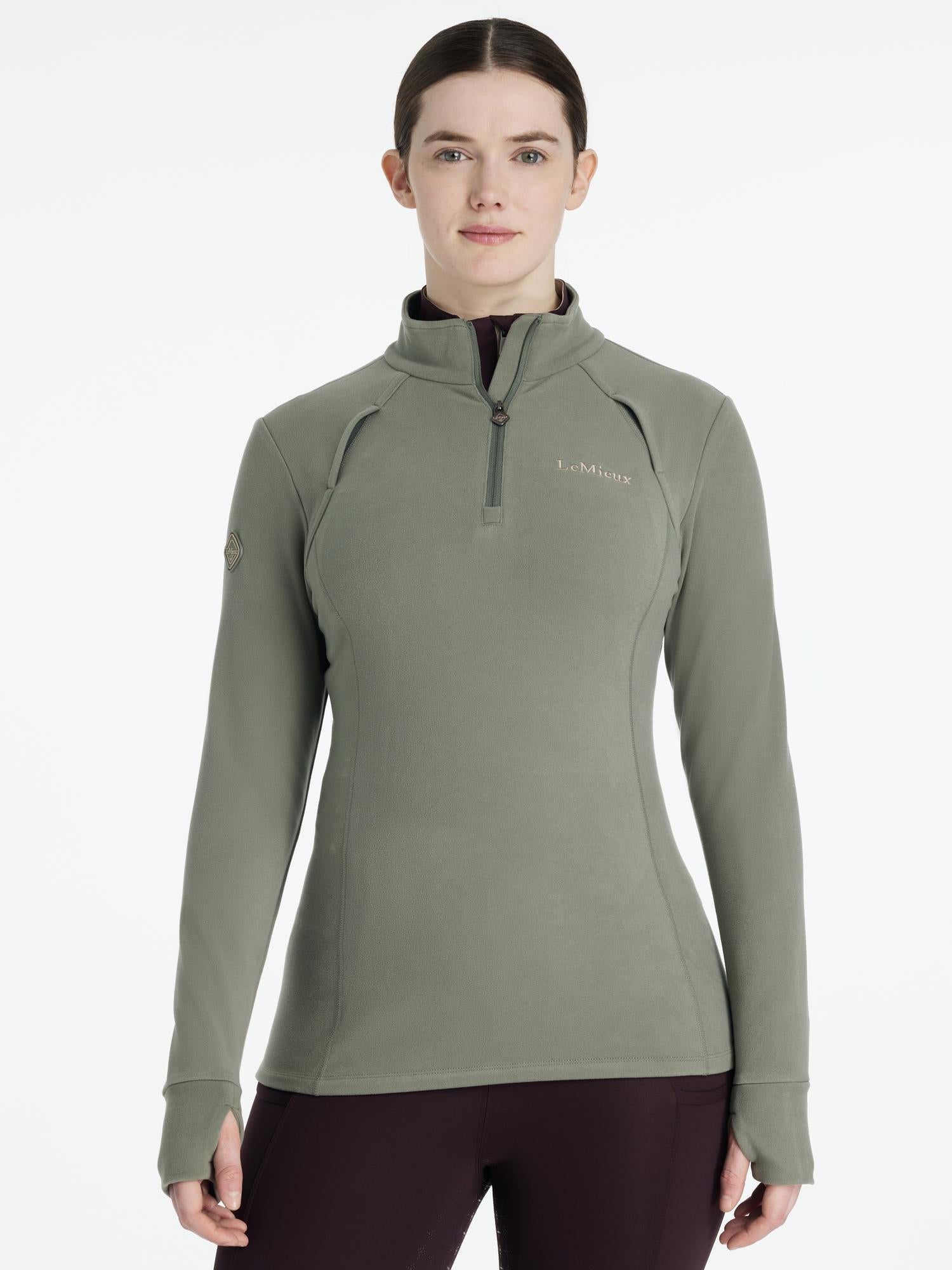 LeMieux Frances Quarter Zip Fleece Rosemary