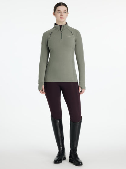 Lemieux Frances Quarter Zip Fleece Rosemary: Equestrian Style. Riding Apparel, Quarter Zip, Comfortable Fleece by Equiflair Store.
