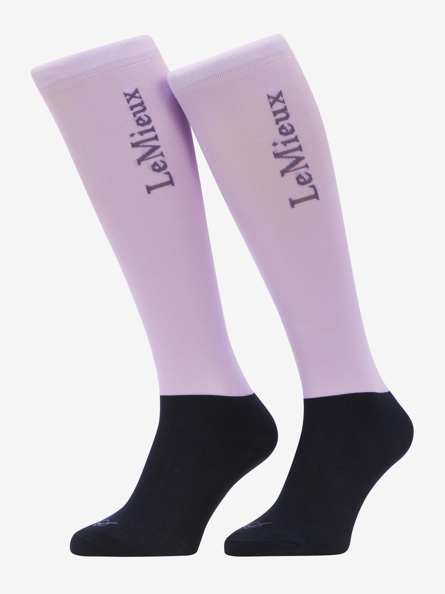 LeMieux Competition Socks 2 Pack Lilac