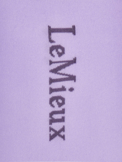 LeMieux Competition Socks 2 Pack Lilac: Close contact riding socks for enhanced performance and comfort.