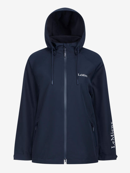 Lemieux Indra Waterproof Jacket Navy | Equestrian Rain Gear by Equiflair