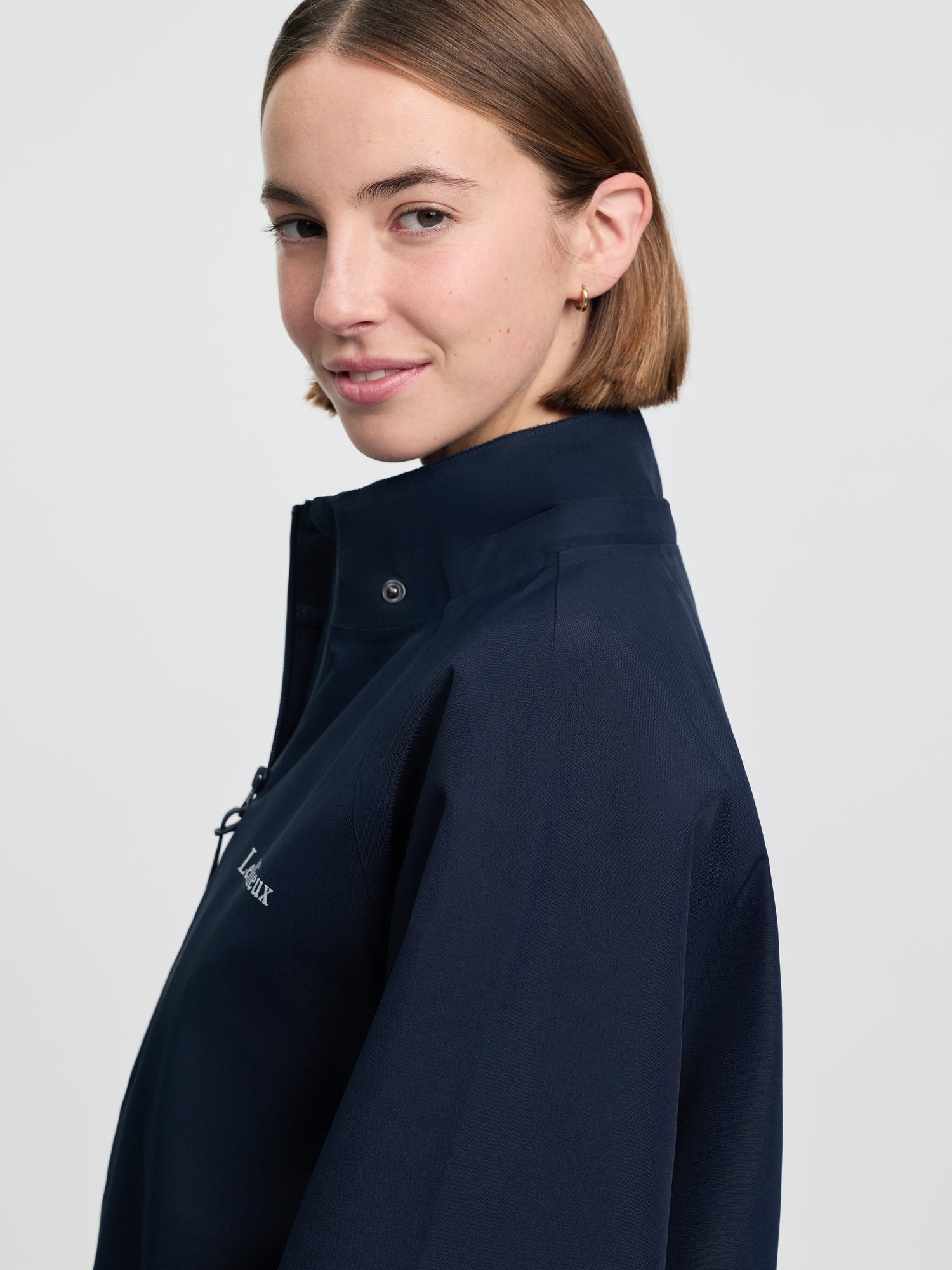 Lemieux Indra Waterproof Jacket - Navy Blue for Equestrian & Outdoor Wear