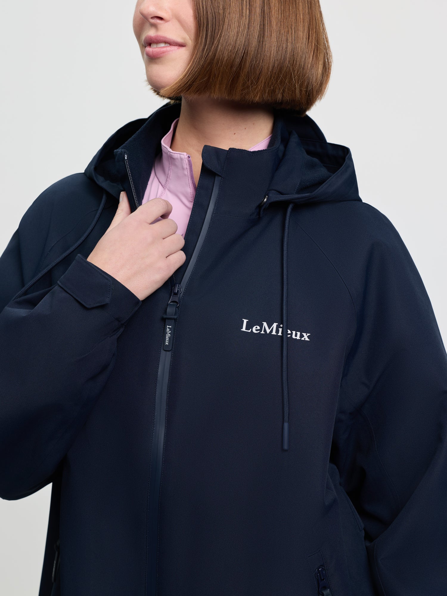 LeMieux Indra Waterproof Jacket Navy from Equiflair: Women's Stylish & Functional Outdoor Coat