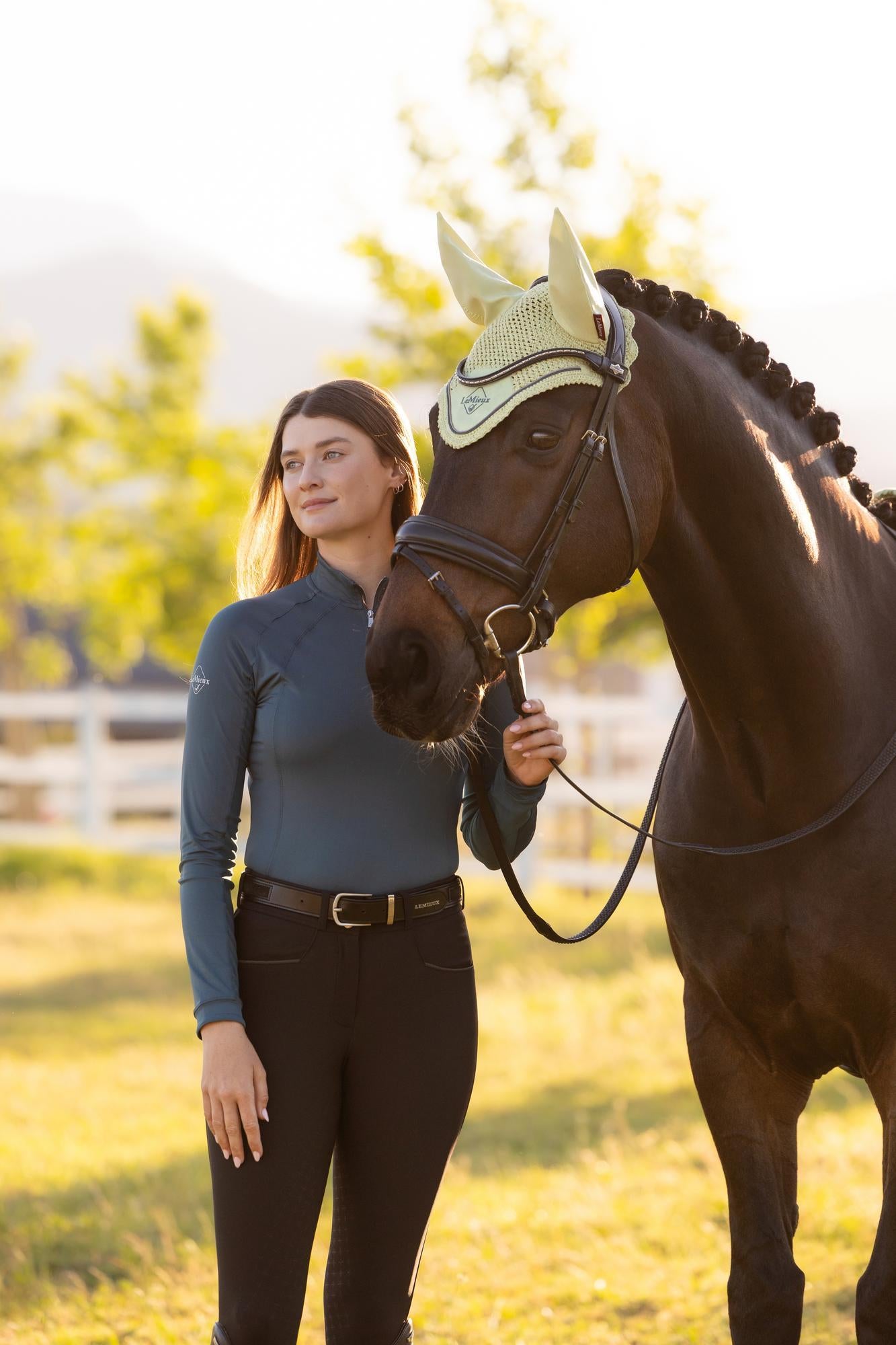 LeMieux Halle Lightweight Base Layer Jungle | Equiflair