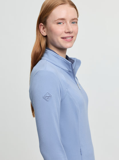 LeMieux Frances Quarter Zip Fleece - Powder Blue | Lightweight Layering Top