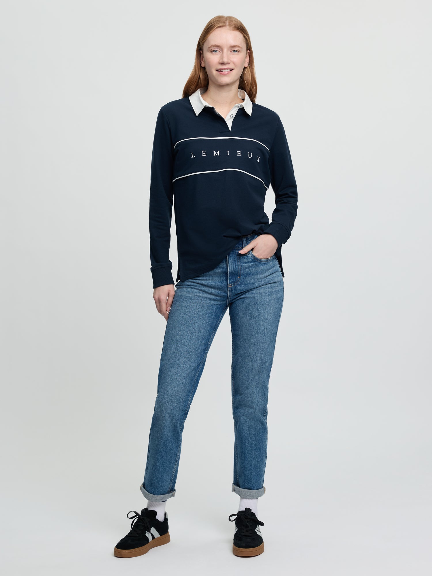 LeMieux Rochelle Rugby Shirt Navy