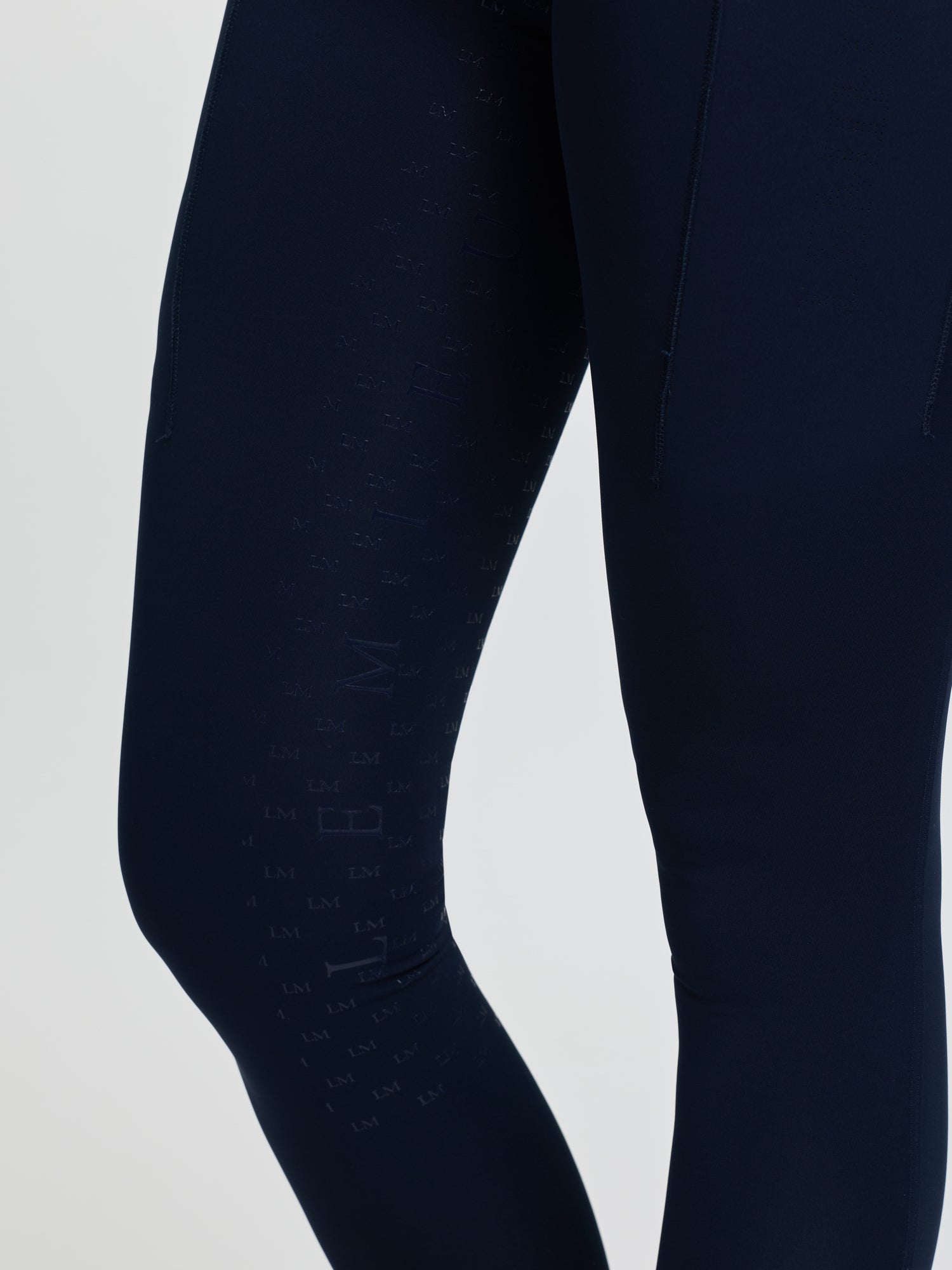 LeMieux Simone Cross Over Half Seat Pull On Navy | Equiflair
