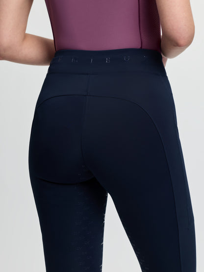 LeMieux Simone Cross Over Half Seat Pull On Navy | Equiflair