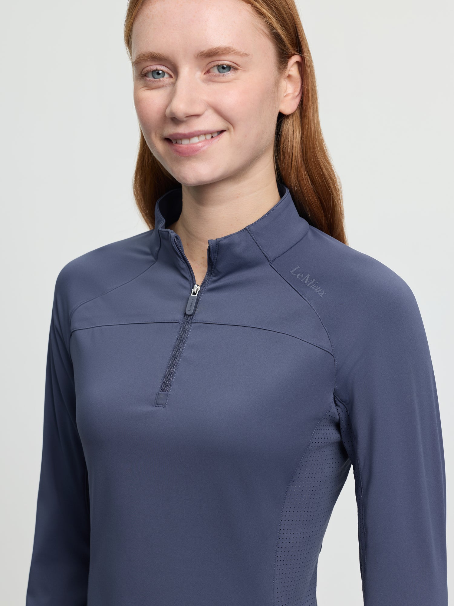 LeMieux Airflow Long Sleeve Base Layer Shadow | Equiflair