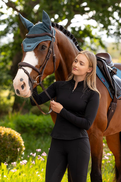 LeMieux Airflow Long Sleeve Base Layer Black | Equiflair
