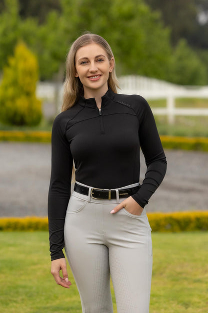 LeMieux Airflow Long Sleeve Base Layer Black | Equiflair