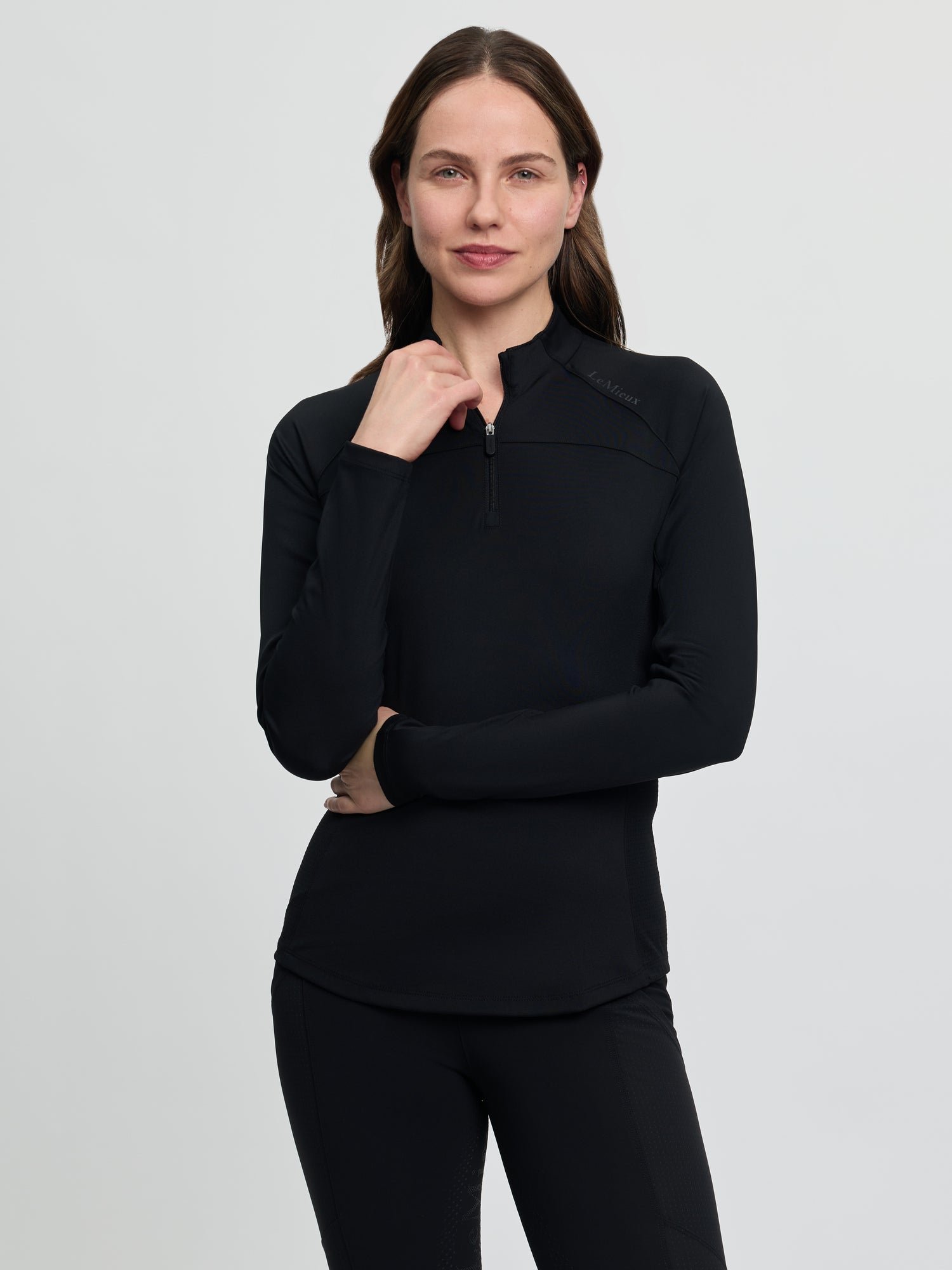 LeMieux Airflow Long Sleeve Base Layer Black | Equiflair