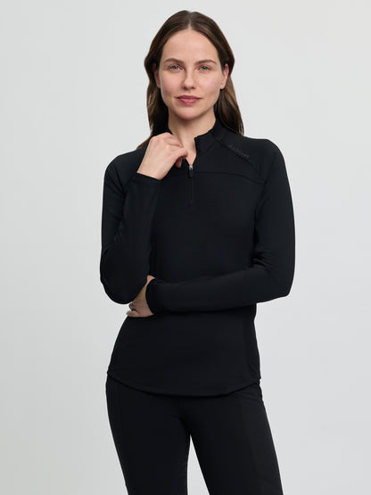 LeMieux Airflow Long Sleeve Base Layer Black | Equiflair