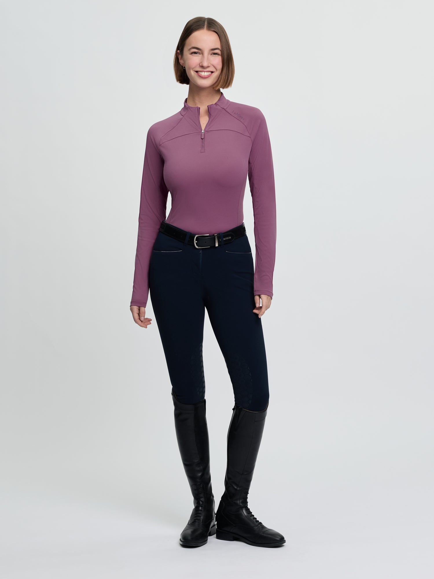 LeMieux Airflow Long Sleeve Base Layer Mallow