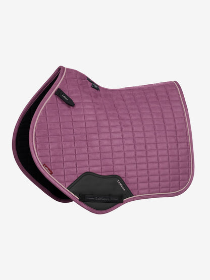 LeMieux Suede Close Contact Saddle Pad - Mallow. Premium Equestrian Horse Riding Pad by Equiflair.