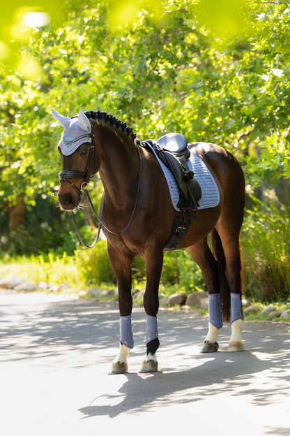 LeMieux Suede Dressage Square Powder Blue