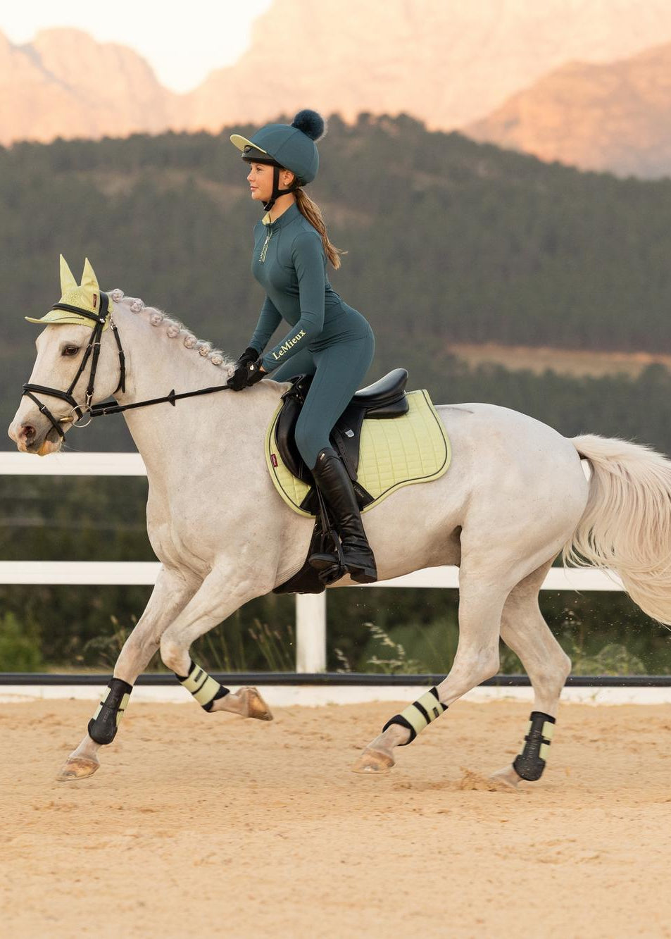 LeMieux Young Rider Classique Base Layer Jungle