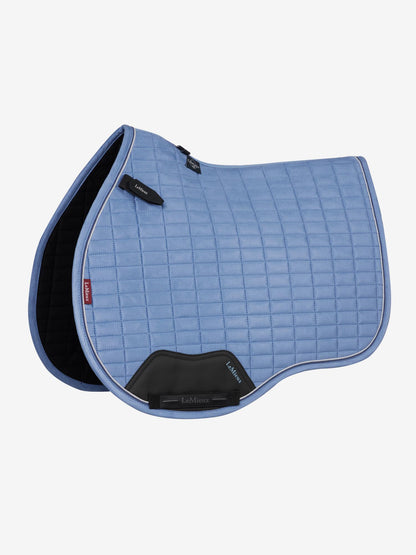 LeMieux Suede GP Square Powder Blue Horse Saddle Pad - General Purpose, Suede Finish