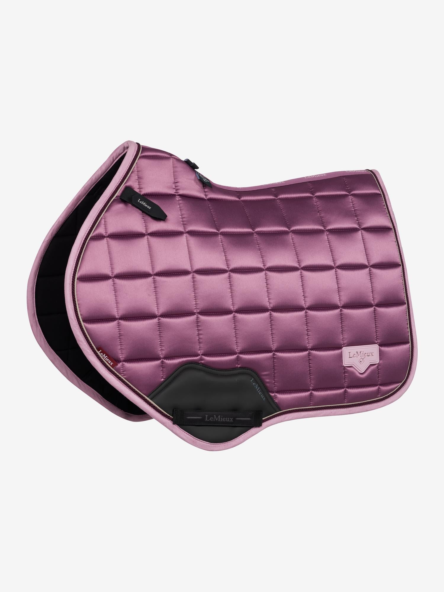 LeMieux Loire Classic Close Contact Square Saddle Pad - Mallow. Stylish horse riding equipment for ultimate comfort and performance.