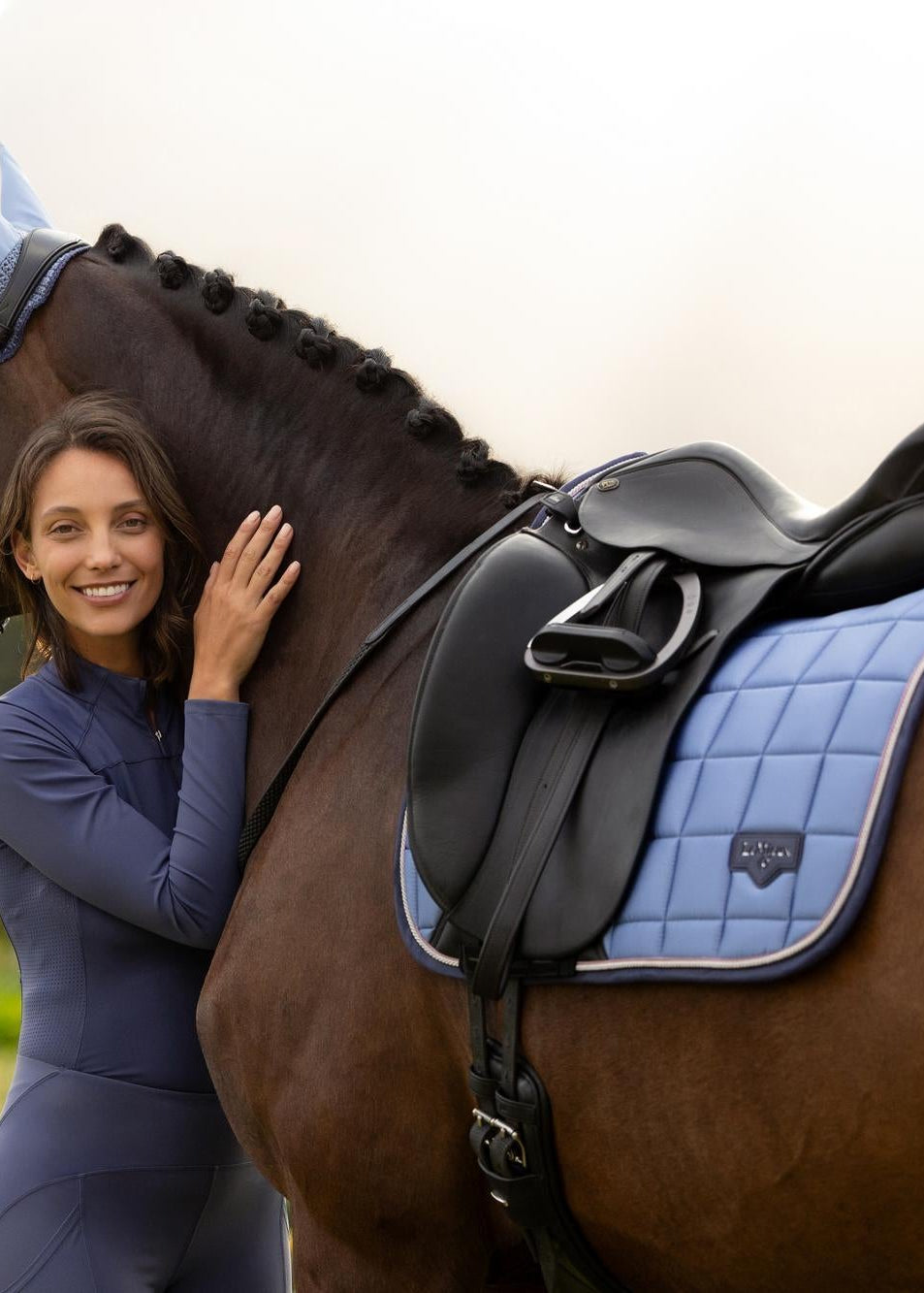 LeMieux Loire Classic Dressage Square Powder Blue